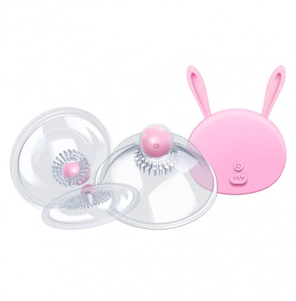 MIZZZEE - Nipple Vibrator Breast Massage Clitoris Stimulator (Chargeable - Transparent)